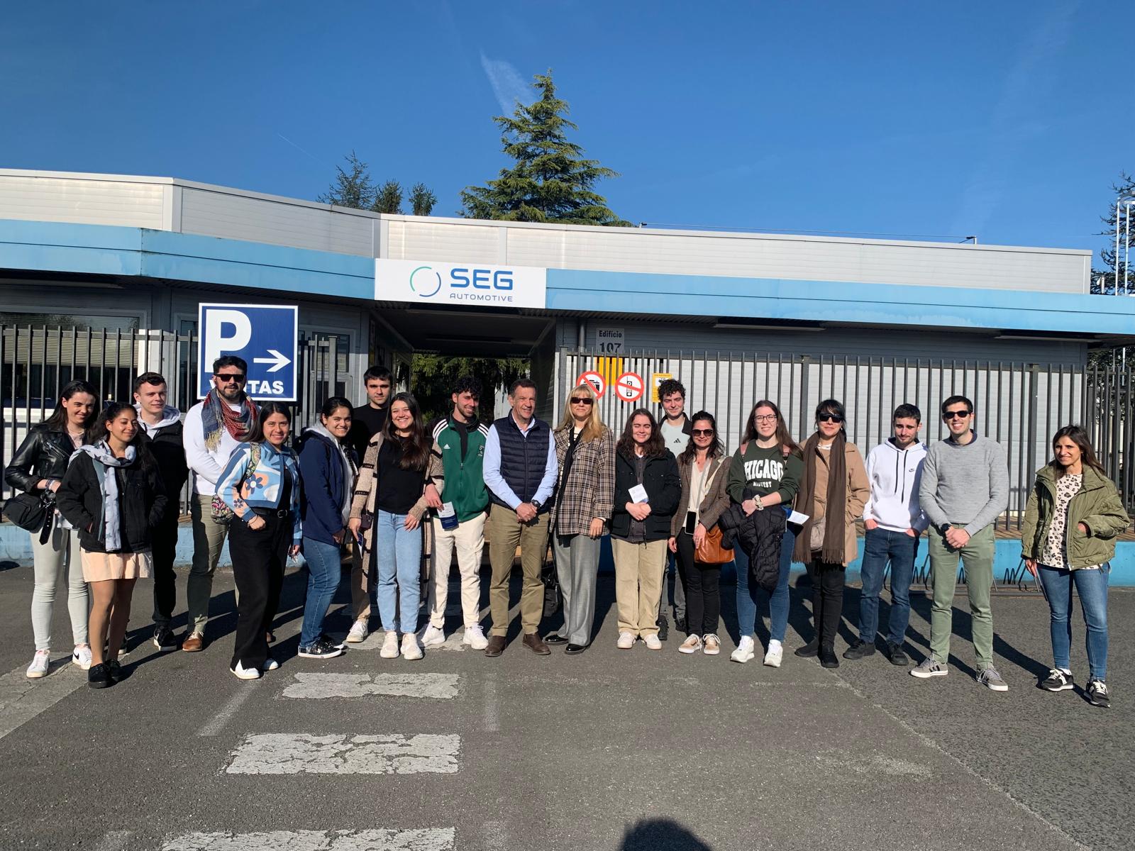 Economía circular en acción: visita a SEG Automotive con la Cátedra MARE